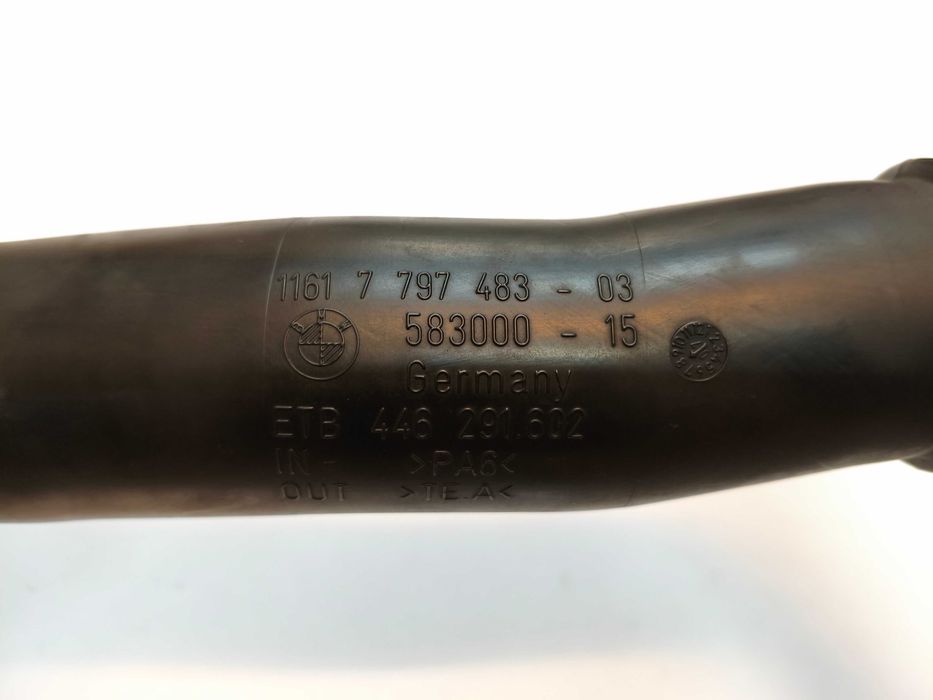 BMW E82 E84 E90 E91 E92 Rura przewód wąż intercoolera N47 2.0D