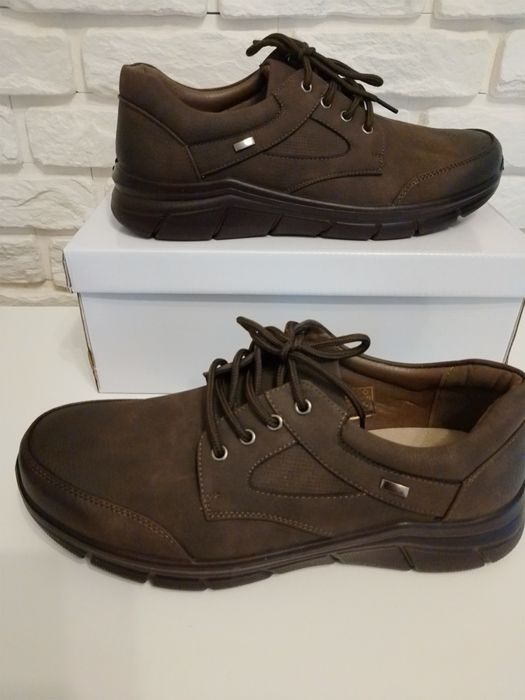 Półbuty męskie wkładka skórzana rozmiar od 40 do 45