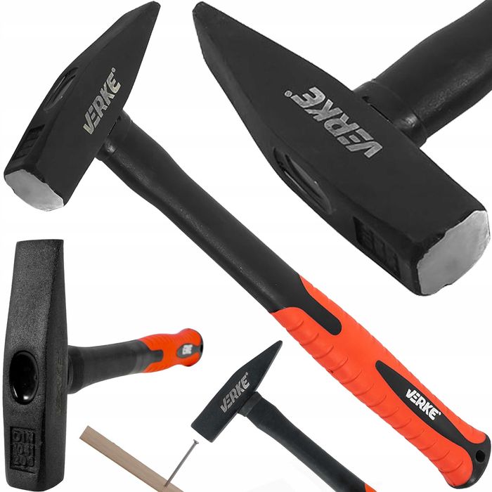 MŁOTEK ŚLUSARSKI STALOWY Włókno Szklane Fiberglass 1500g Odporny