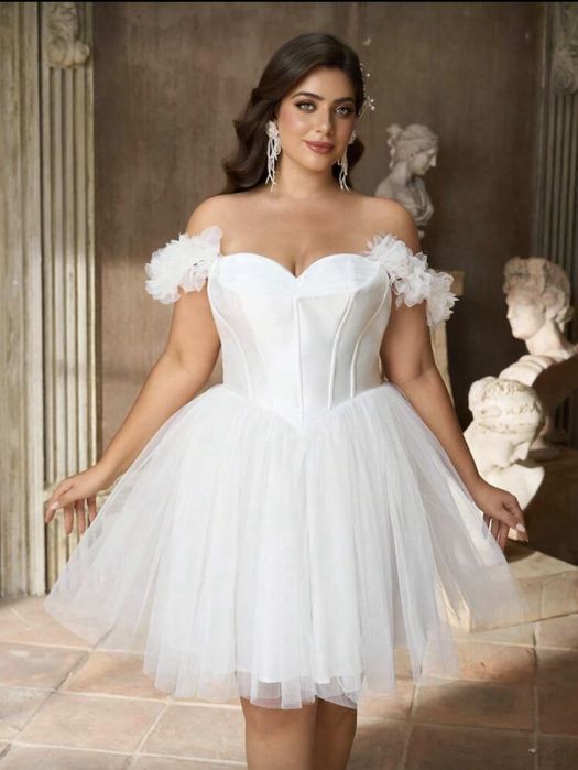 весільна сукня коротка нова