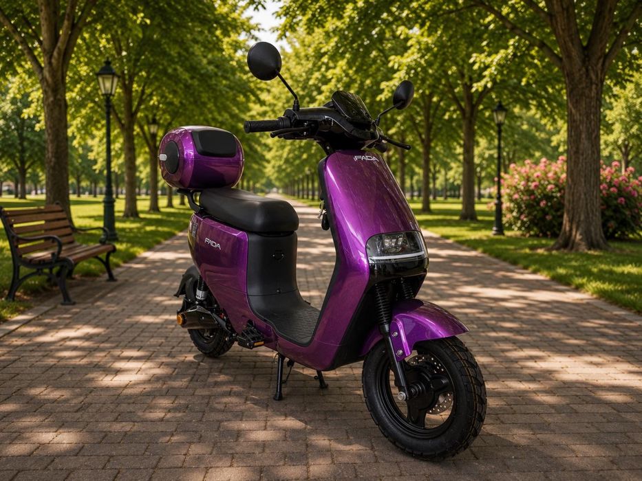 FADA N9 1200W 25Ah Чорний | Потужний Електроскутер