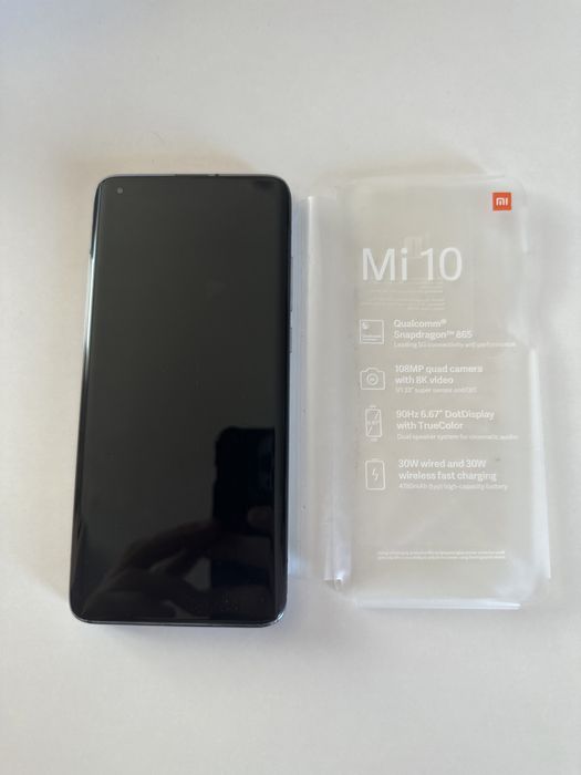 Xiaomi Mi10 8/256GB | Uchwyt Ładowarka Xiaomi Mi Wireles Car