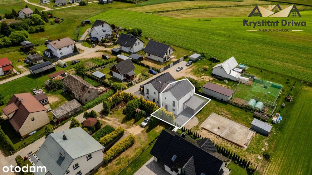 Nowy dom w zabudowie bliźniaczej w Lipuszu!