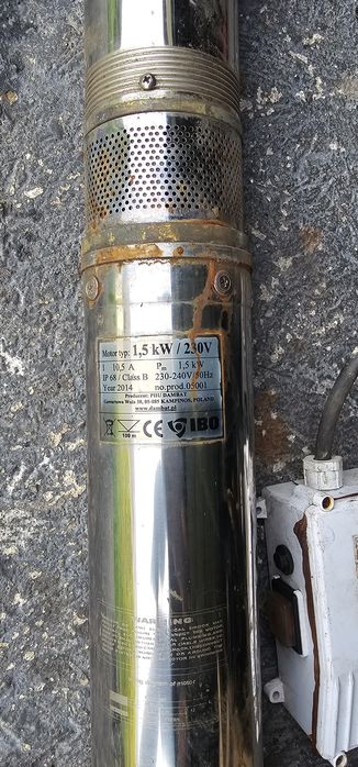 Pompa głębinowa IBO 162l/h 1,5kW 230v
