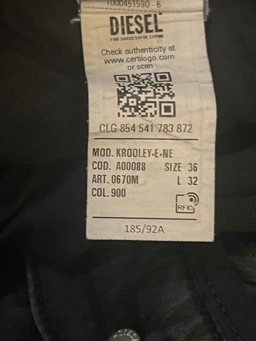 Мужские джинсы Diesel JoggJeans