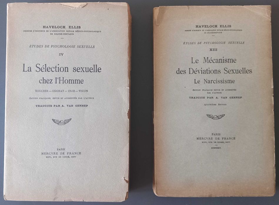 Havelock Ellis- Études de Psychologie Sexuelle 2 vols [Mercure France]