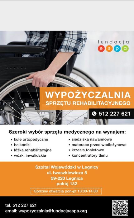 Wypożyczalnia sprzętu rehabilitacyjnego  Łóżko rehabilitacyjne