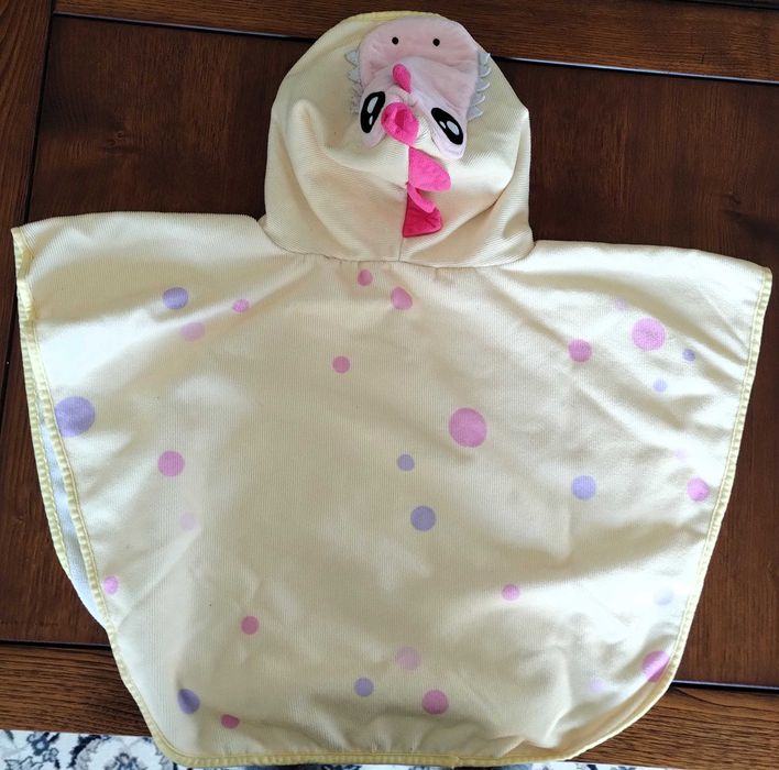 Poncho Turco Toalha Criança 3-4 Anos Piscina Natação