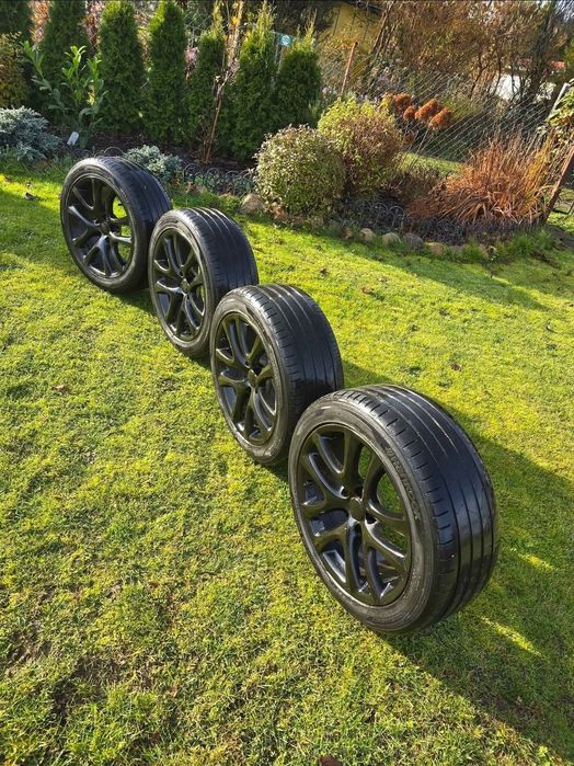 Sprzedam alufelgi 17 opony letnie 5x112