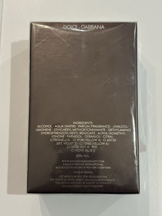 Perfuma Dolce&Gabanna  the one for man  100ml