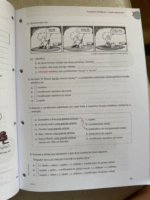 Livros escolares 8o Ano - Livro aberto 8