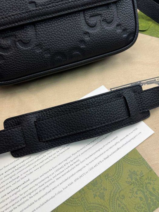 Кроссбоди сумка Gucci Jumbo Small GG кожаный мессенджер Гуччи плечевая сумка c841