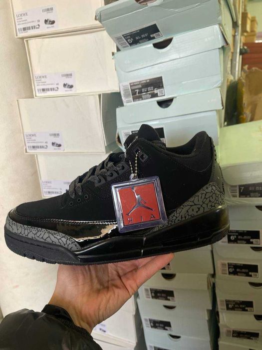 Мужские кроссовки Nike Air Jordan 3 Retro "Black Cat" 40-45