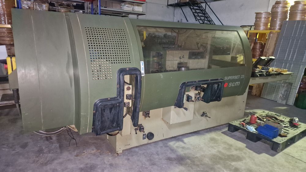 Molduradora scm 230 de 6 arvores maquinas de carpintaria