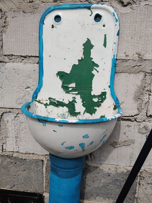 Żeliwny zlew ogrodowy design vintage