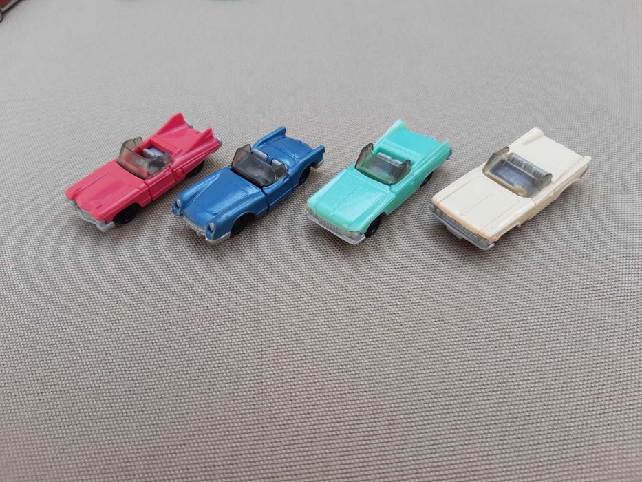 Kinder Coleções Completas Carros Antigos Lazer Cabrio Smart Car Disney
