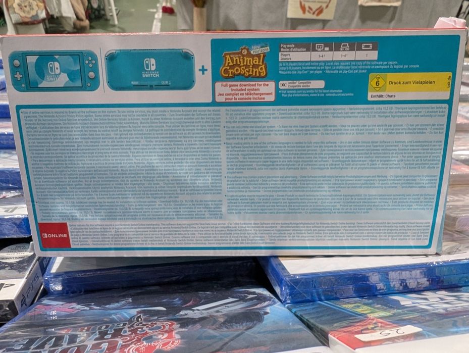 Switch Lite Azul Turquesa + Animal Crossing NOVA