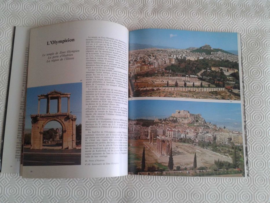 LOTE de 3 livros/guia turísticos de Atenas e Grécia