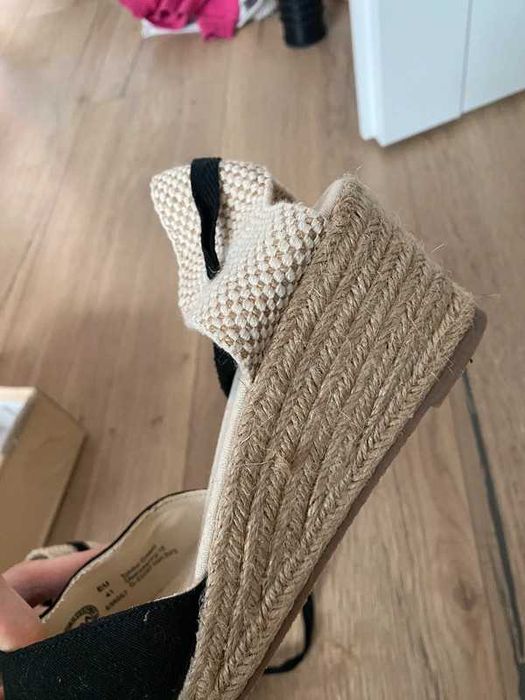 buty damskie na koturnie espadryle sandały