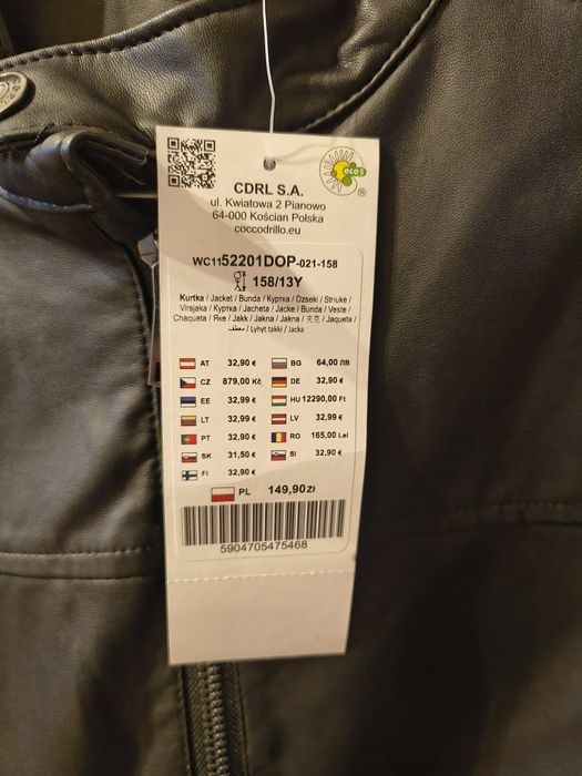 Kurtka imitacja skóry cocodrillo