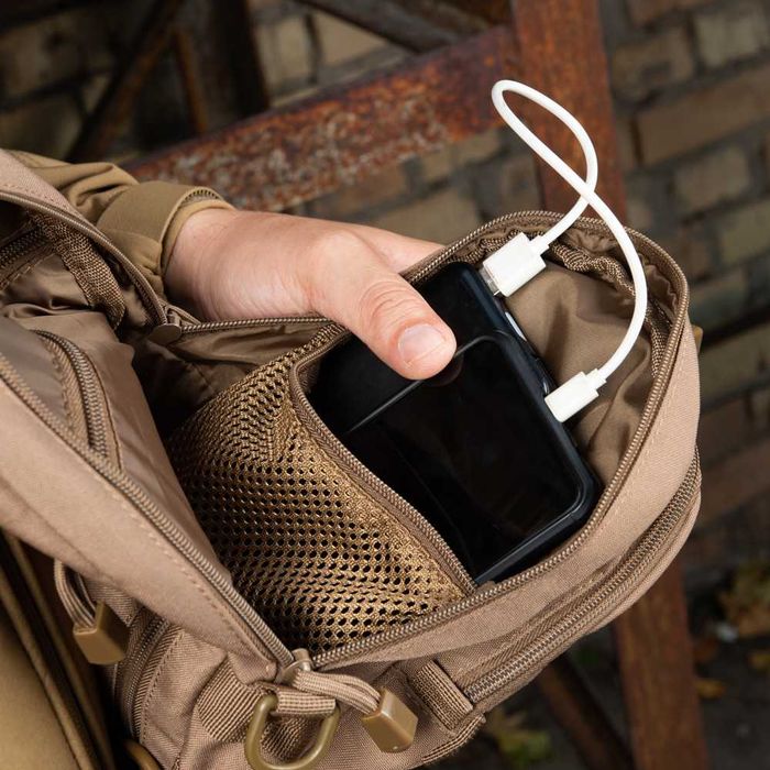 Тактическая сумка через плечо M-TAC ASSISTANT BAG RANGER наплечная армейская Черный