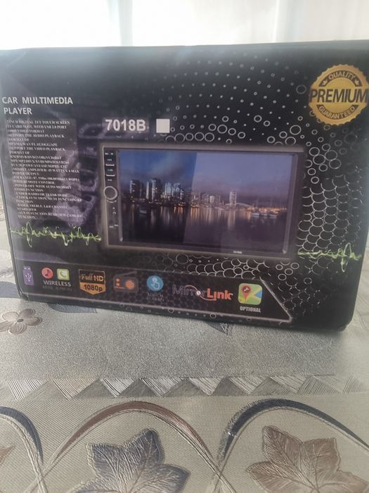 Radio 7 polegadas com câmara traseira