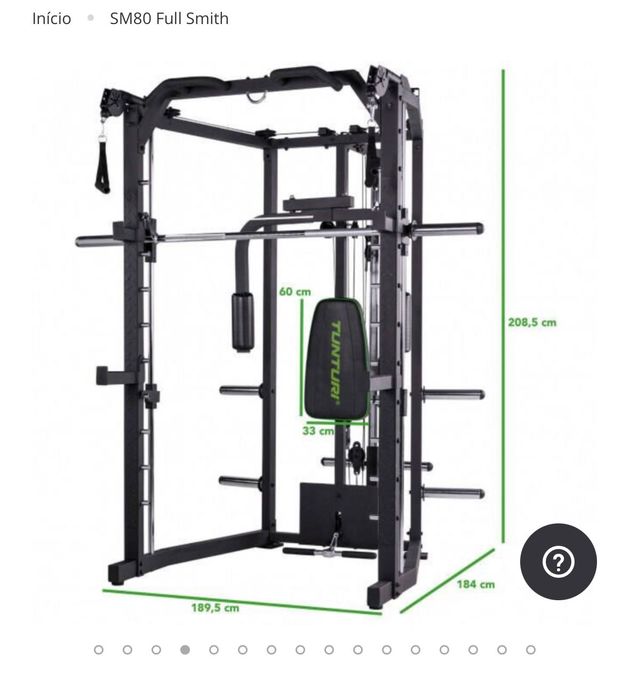 Smith machine sm80 tunturi