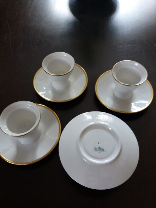 Likwidacja kolekcji - art deco wazon + porcelanowe pikasiaki