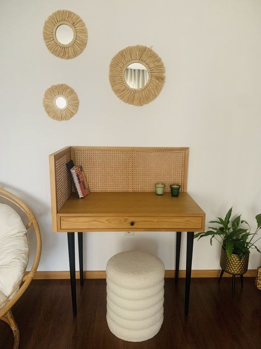 Secretaria vintage em carvalho