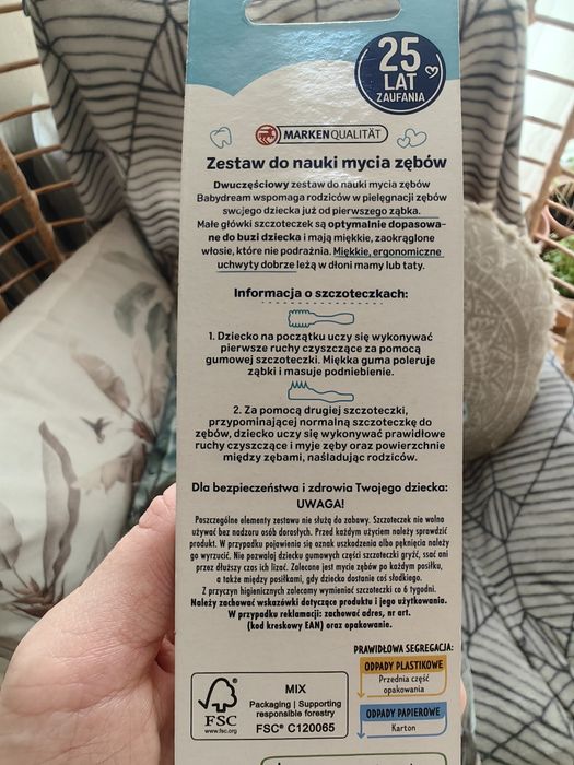 Zestaw do nauki szczotkowania zębów