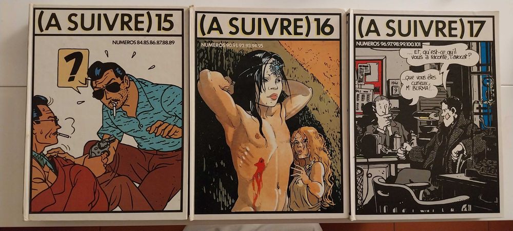 Banda Desenhada Coleção Revistas à SUIVRE 1985 a 1986