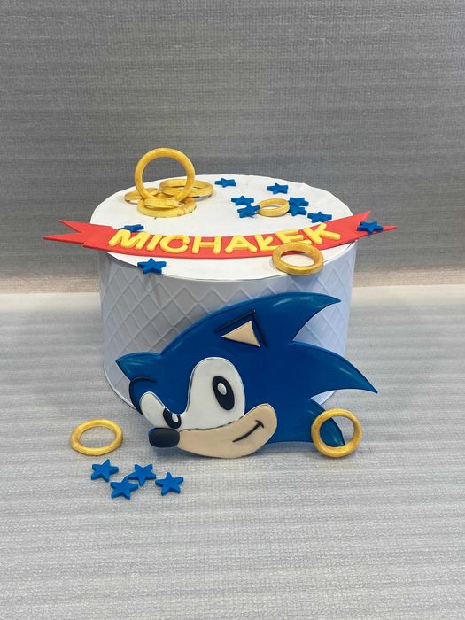 Sonic z masy cukrowej