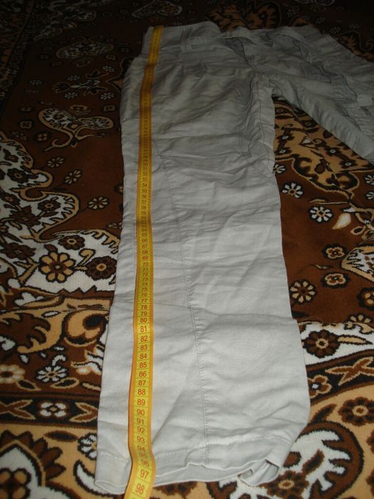 Продам серые льняные брючки,штаны р.38 Oodji