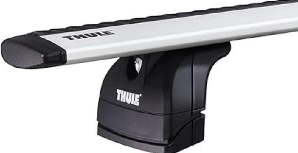 4 unidades Thule Rapid System 753000 Universal Foot for Cars with Attachment Points or Integrated Rails/BMW