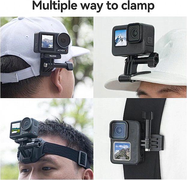 Wielofunkcyjna opaska na głowę uchwyt POV do GoPro Hero Insta360 X3, X