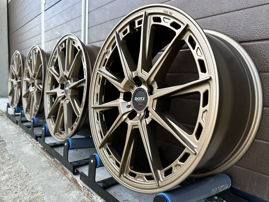 4x felgi aluminiowe DOTZ 5x112 r19 et32 8,5J Alufelgi Miedziane 19” Brąz (Audi VW Seat Skoda Cupra Mercedes BMW)