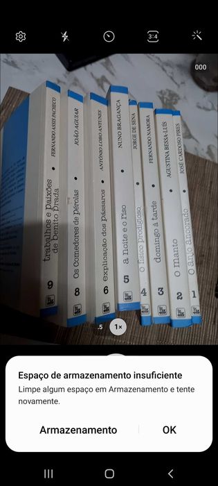 Conj. 9 livros_literat. port. Coleção 40 anos RTP_apenas 3 disponiveis