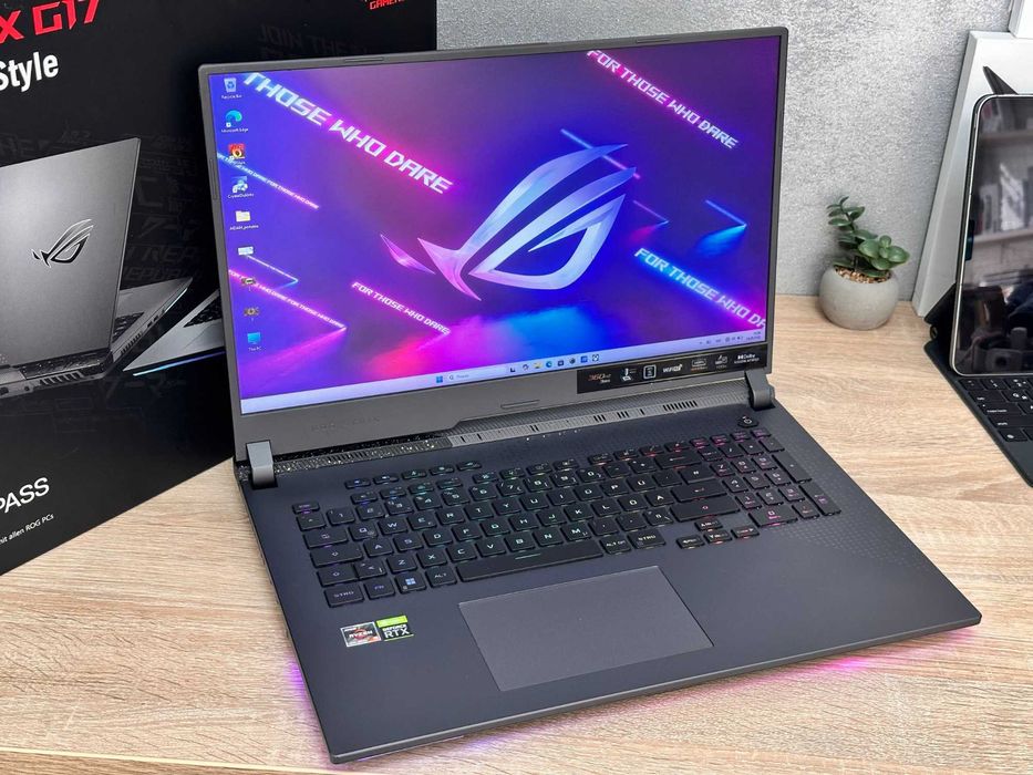 Asus Rog Strix G713RM G17.3" 360Hz R9-6900HX RTX3060 6GB 140W DDR4 16GB DDR5/SSD 1TB/ідеальний стан! Ігровий Ноутбук Гарантія 3 міс!Магазин! /Асус РОГ