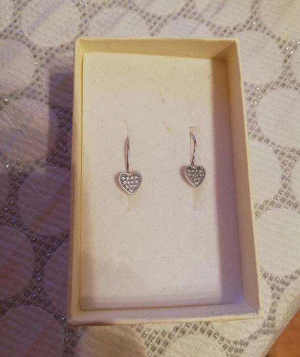 Kolczyki nowe srebrne