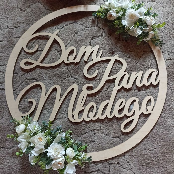 Obręcze weselne - Dom Pani Młodej / Pana Młodego