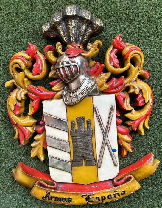 Brasão de armas de Espanha, em fibra de vidro
