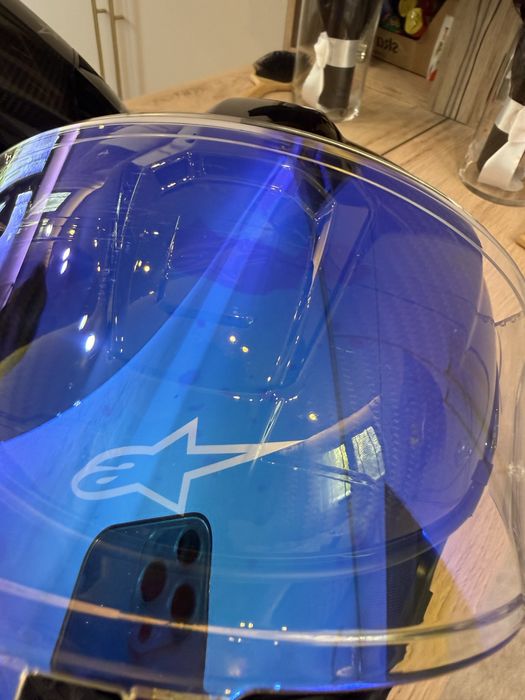 Wizjer kask alpinestars  supertech r10 niebieski