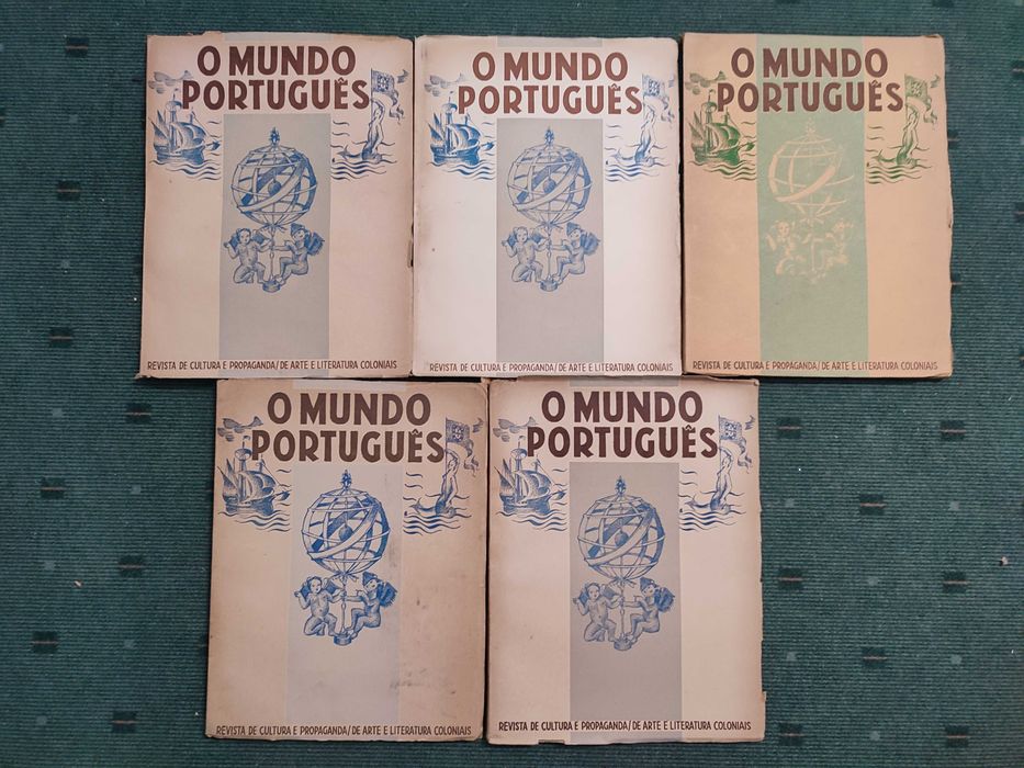 5 Exemplares Revista O Mundo Português -Cultura e Propaganda Coloniais