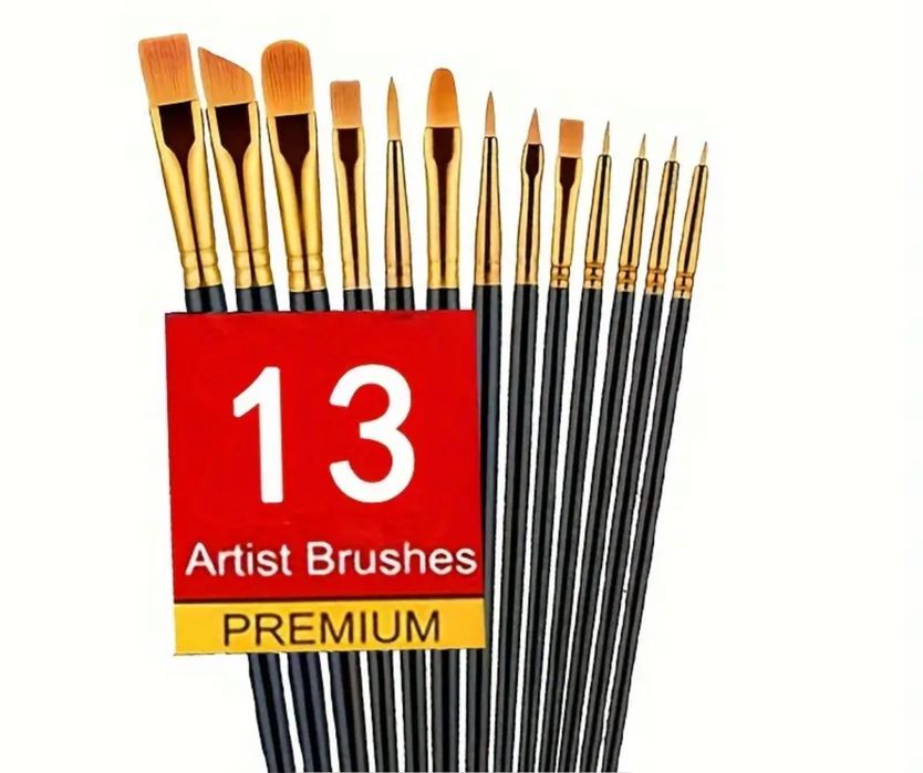 Pędzle pędzelki hobby