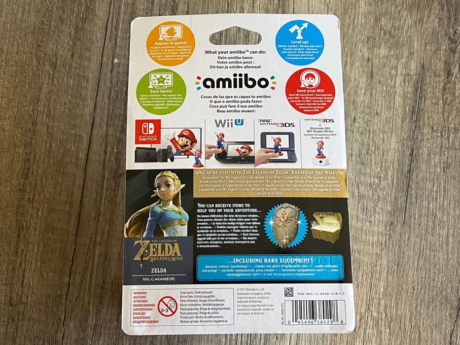 Amiibo ZELDA | The Legend of Zelda: Breath Of The Wild | SELADO