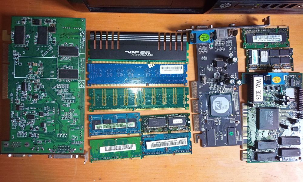 zestaw czesci stary pc komp