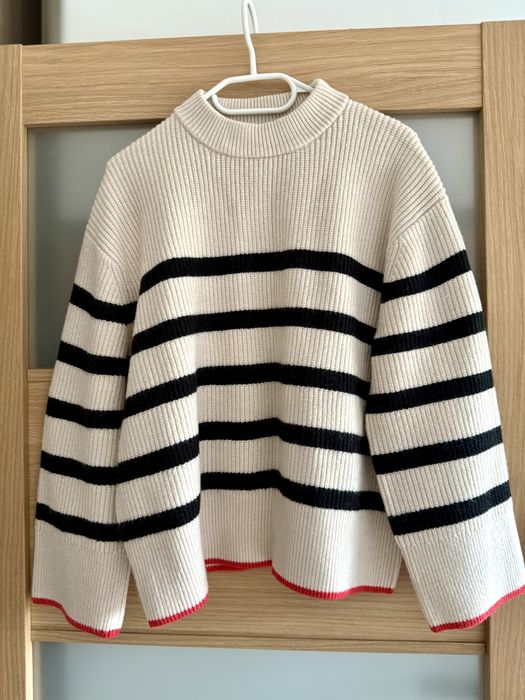 Sweter zara paski pasiak