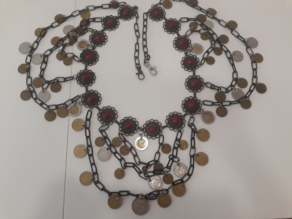 Pas do tańca brzucha, belly dance, oryginał z monet