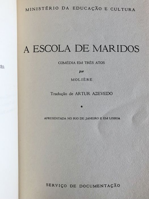 Molière - A Escola de Maridos