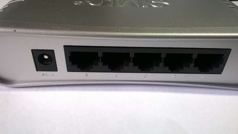 Ethernet Hub Switch 5 port LAN Sitecom SMC